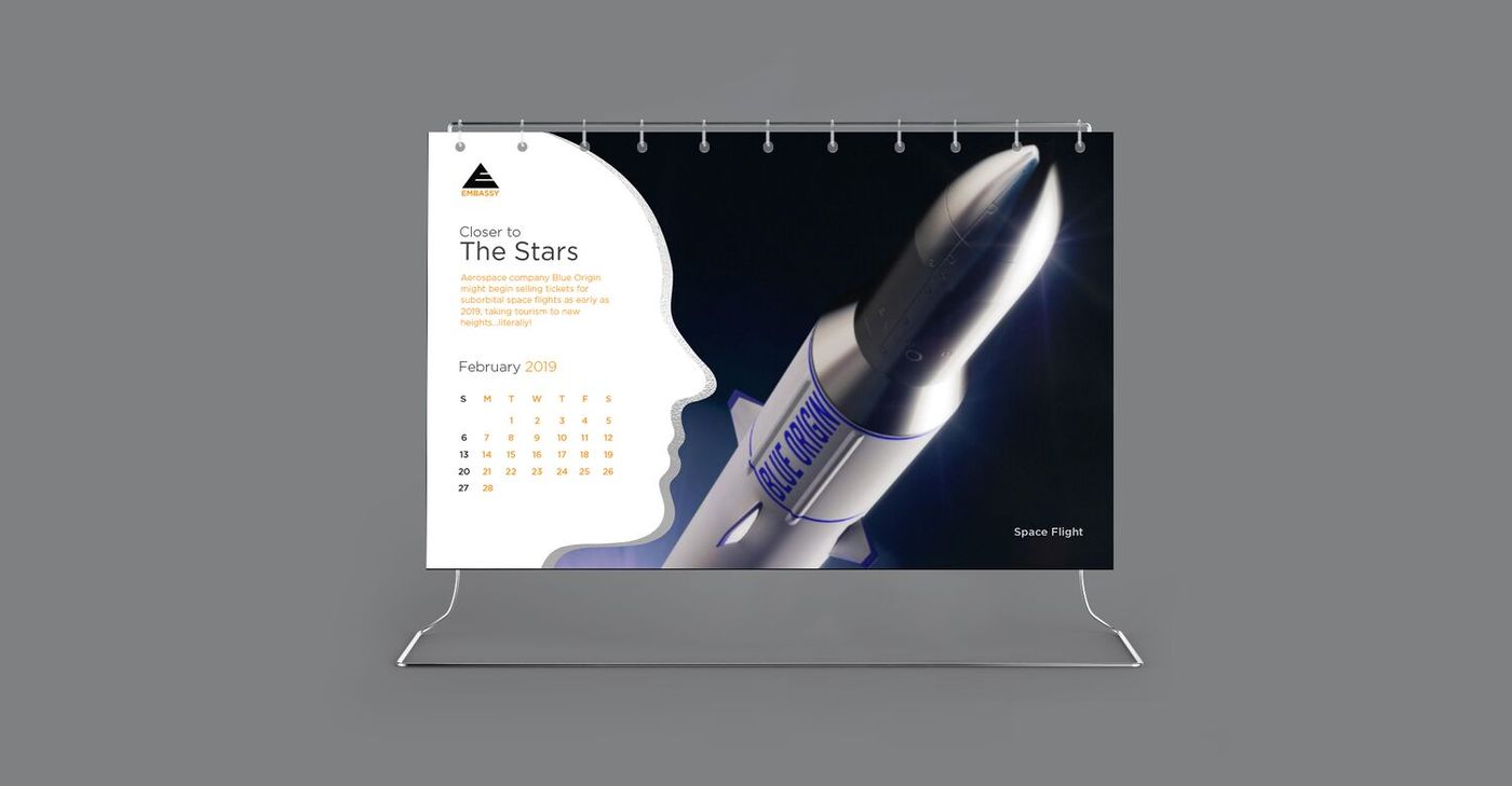 Desk calendar