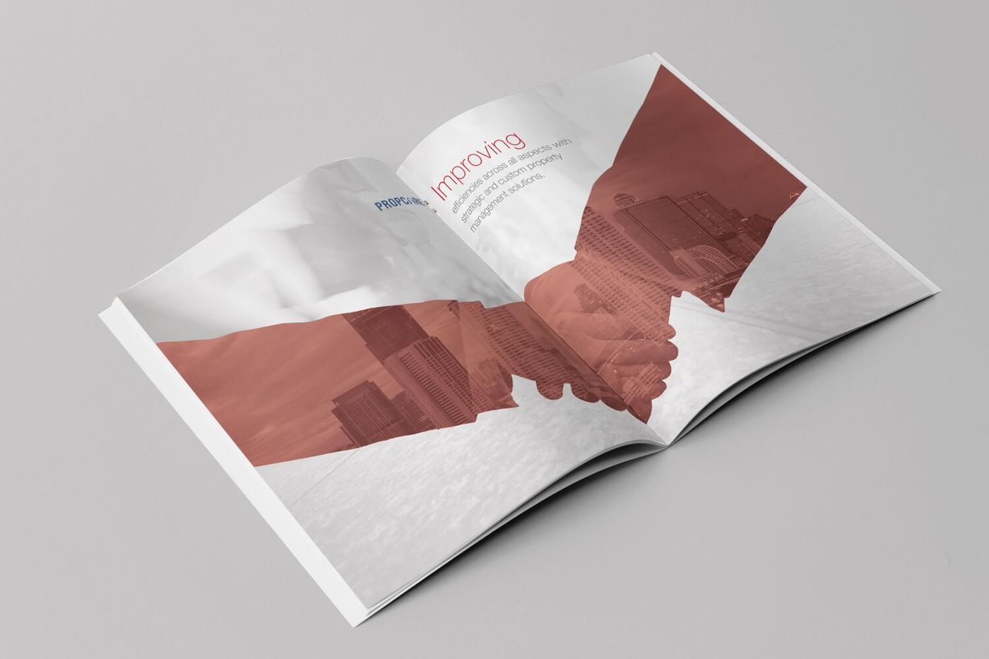 Brochure spread