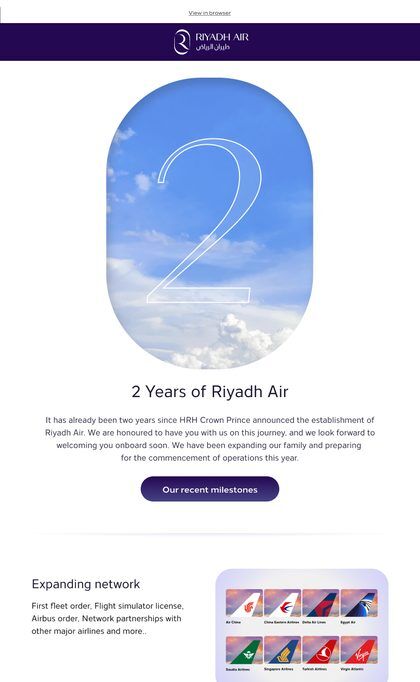 2 years of Riyadh Air